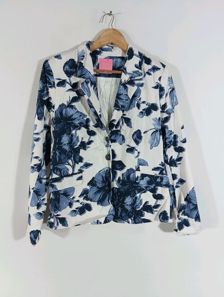 Multicolor Printed Casual Blazer (Women)