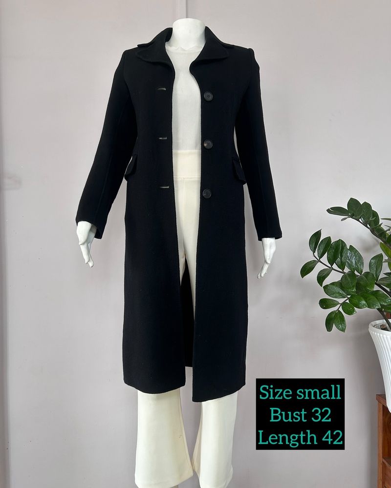 Black Premium Overcoat