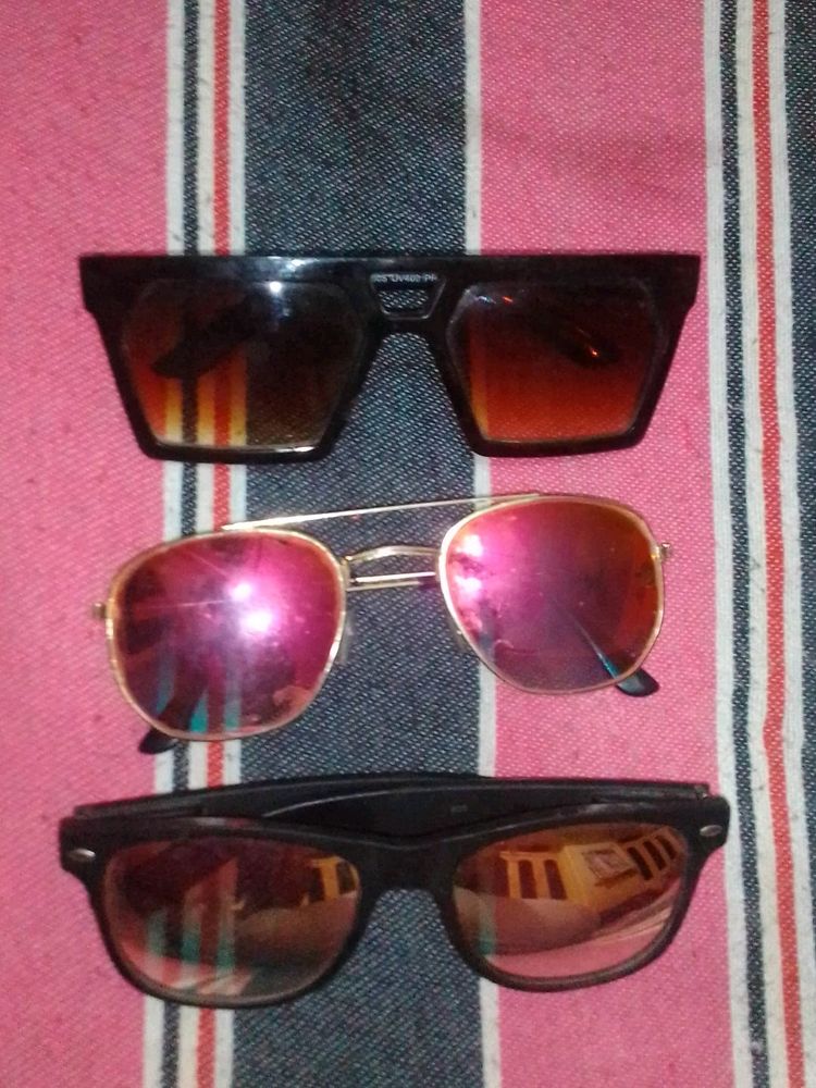 Sunglasses 3 Pic   20 % Combo Off