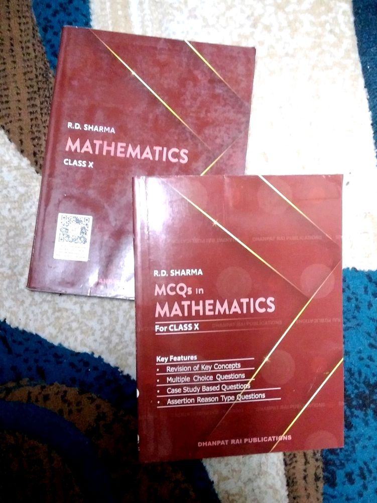 R.D. SHARMA CLASS 10 MATHS - BOOK + MCQ