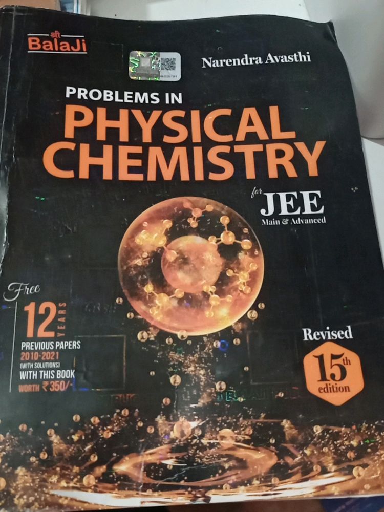 Problems In Physical Chemistry For Jee Main And Ad