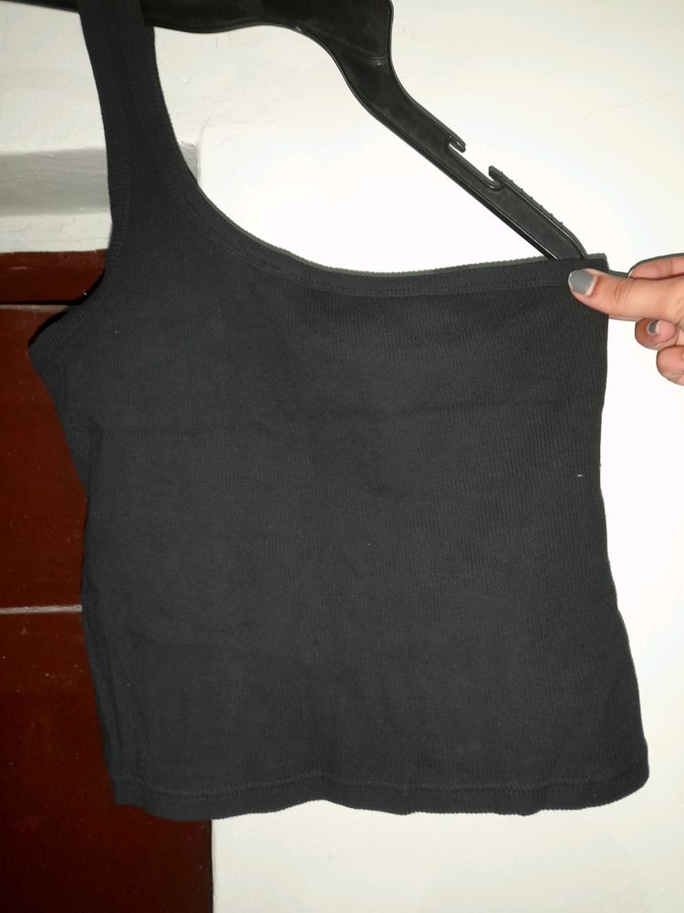 Co - Ripped One Shoulder Top