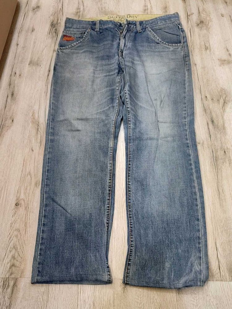 Sc5234 Superdry Beggy Jeans Waist 34