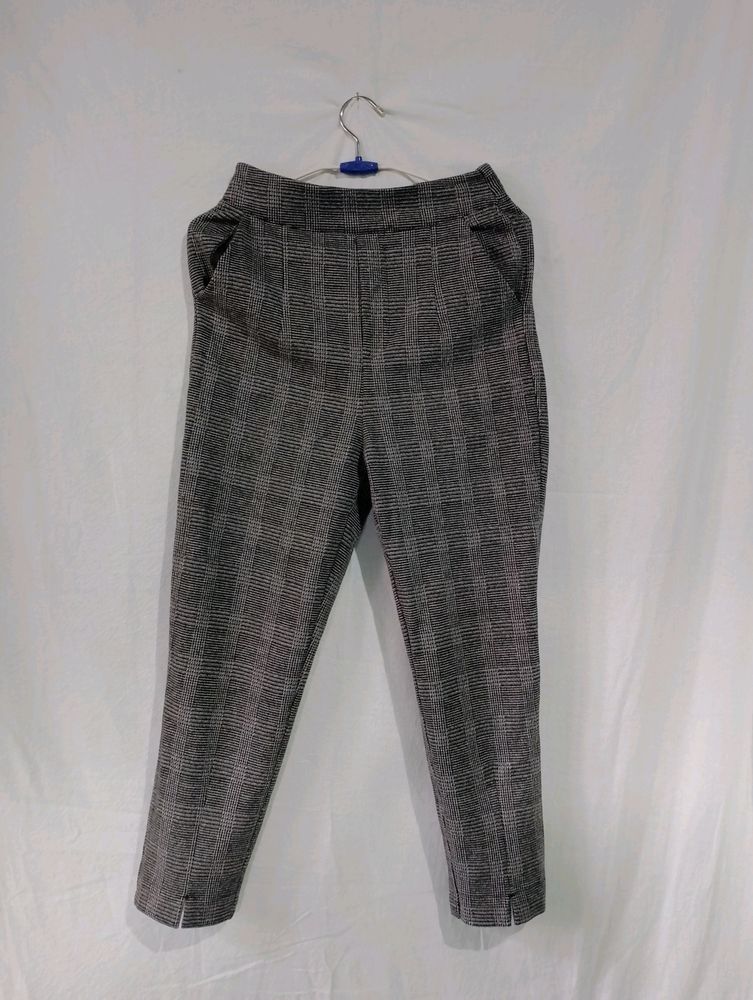 Formal Grey Viscose Pants