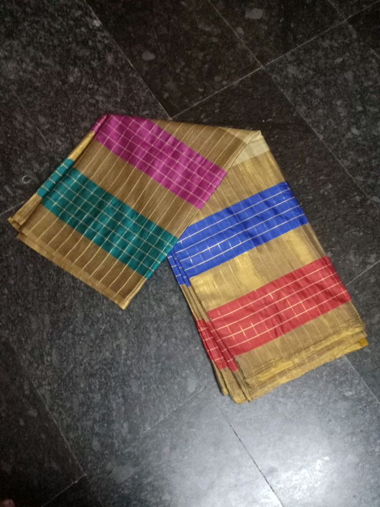 multi color saree