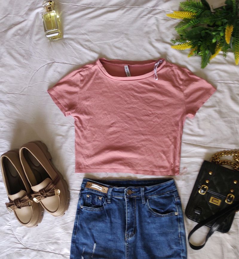 H&M Pink Crop Top