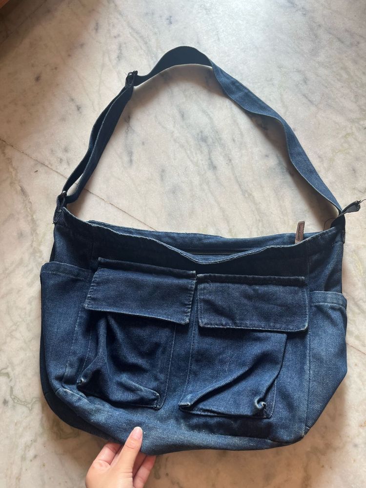 Crossbody Vintage Denim Bag ✌️