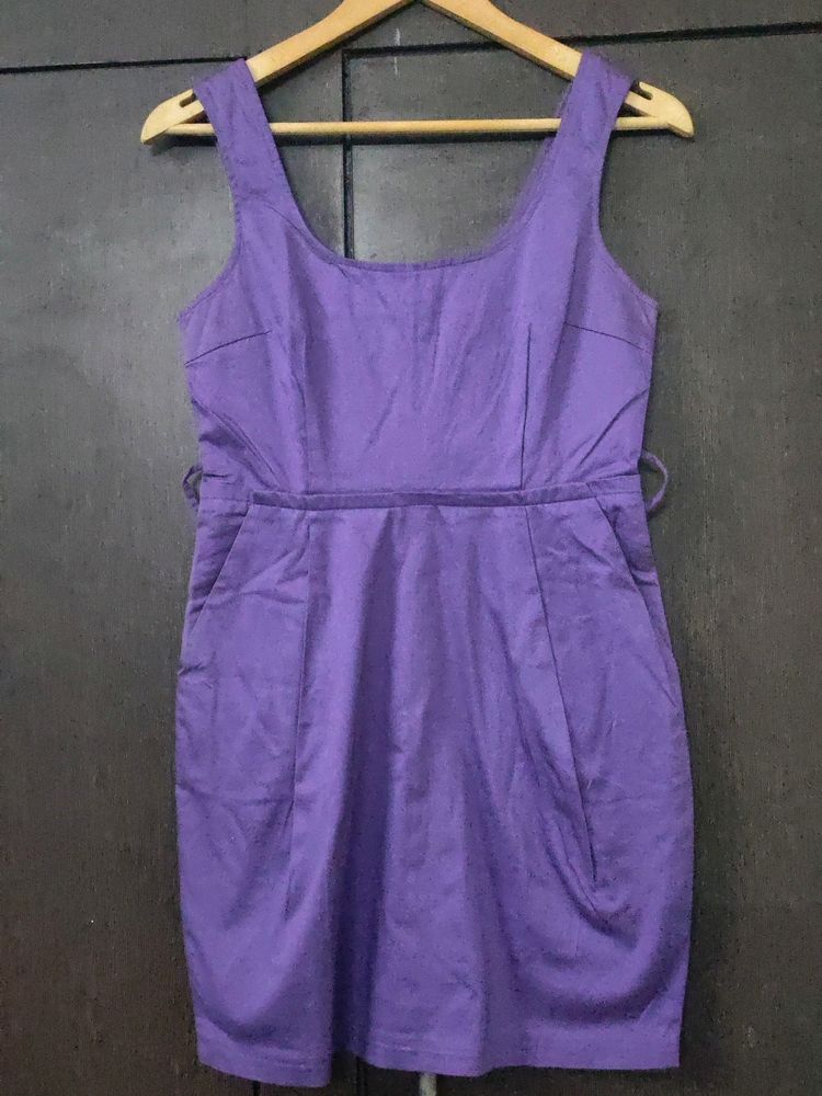 Cadbury Purple Korean Mini Dress