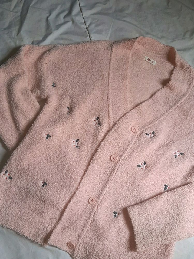 Baby Pink Cardigan