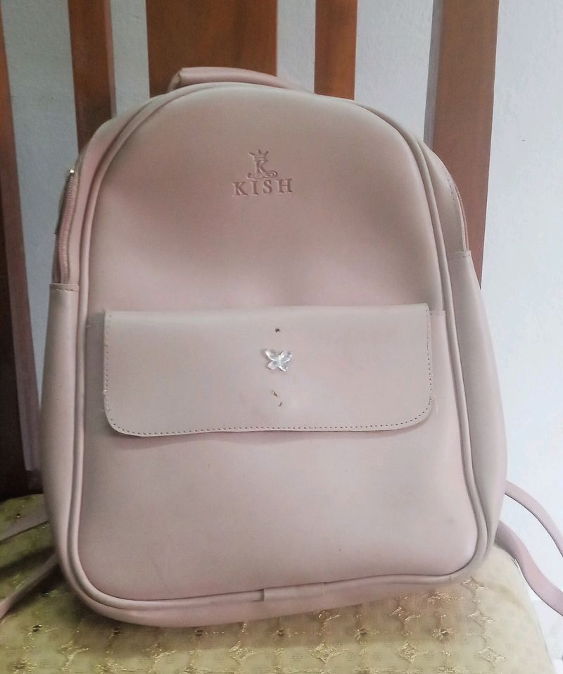 Cute Pink College Bag For Girls