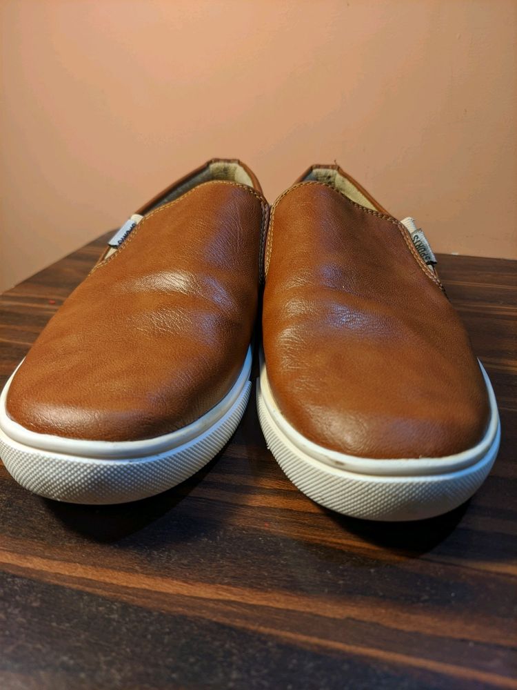 Brown Loafers Casual Shoes