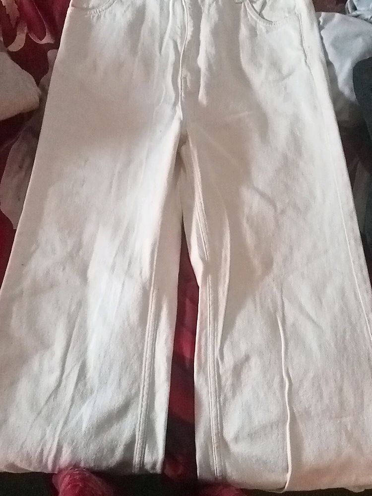 White Flared Jeans