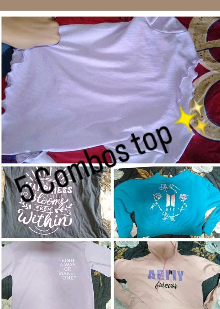 Price Drop !!!!! 5 Combo Tops For Women