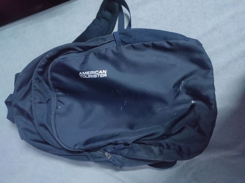 American Tourister Blue Backpack