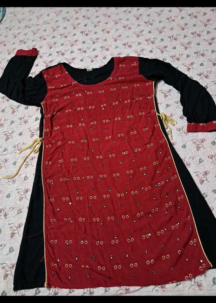 A Short Black Kurti