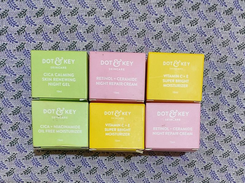 Pack Of 6😍Dot And Key Skin Care..😍