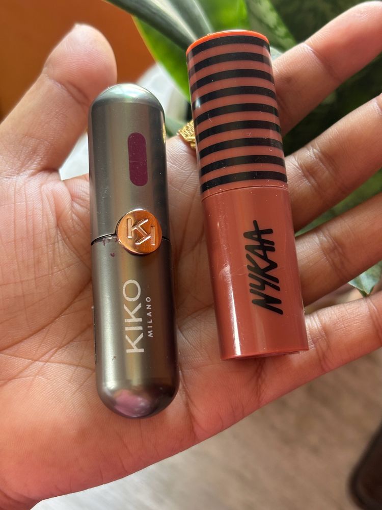 Kiko Milano & Nykaa Lipstick Combo Set