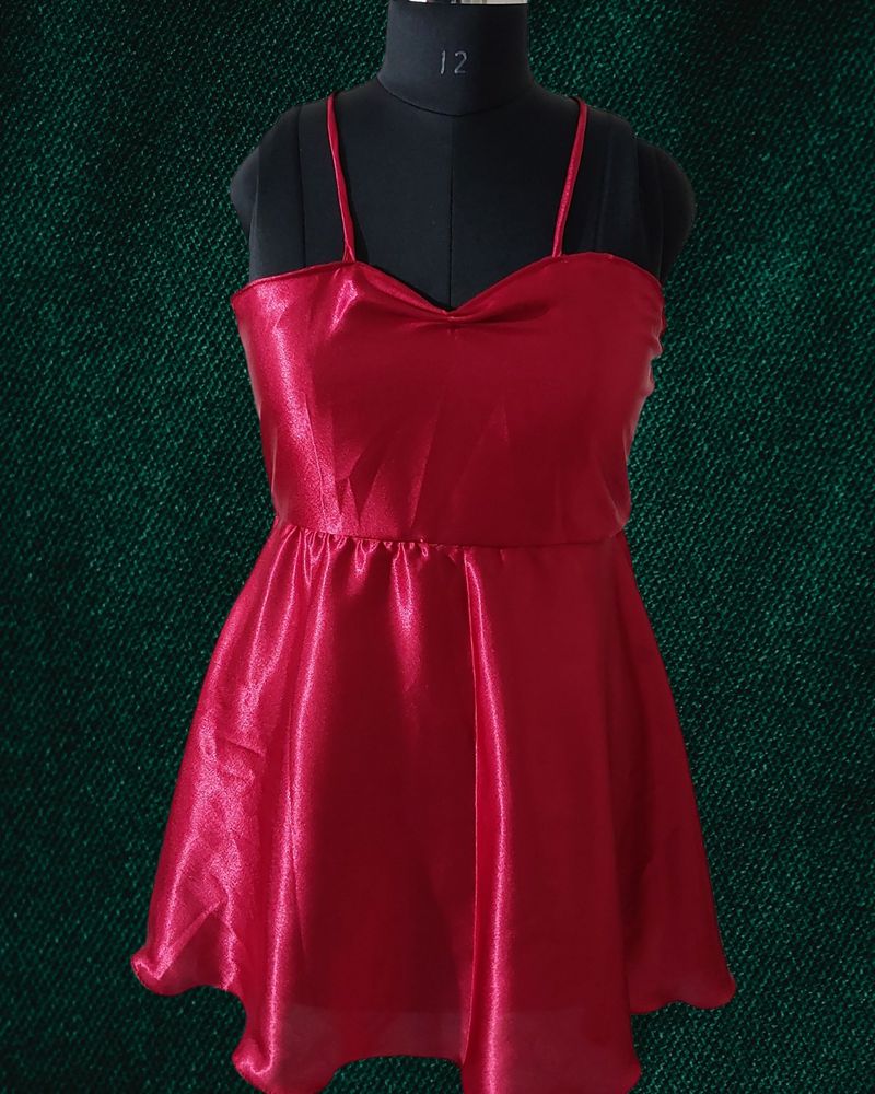 Short Party Red Dress For Women