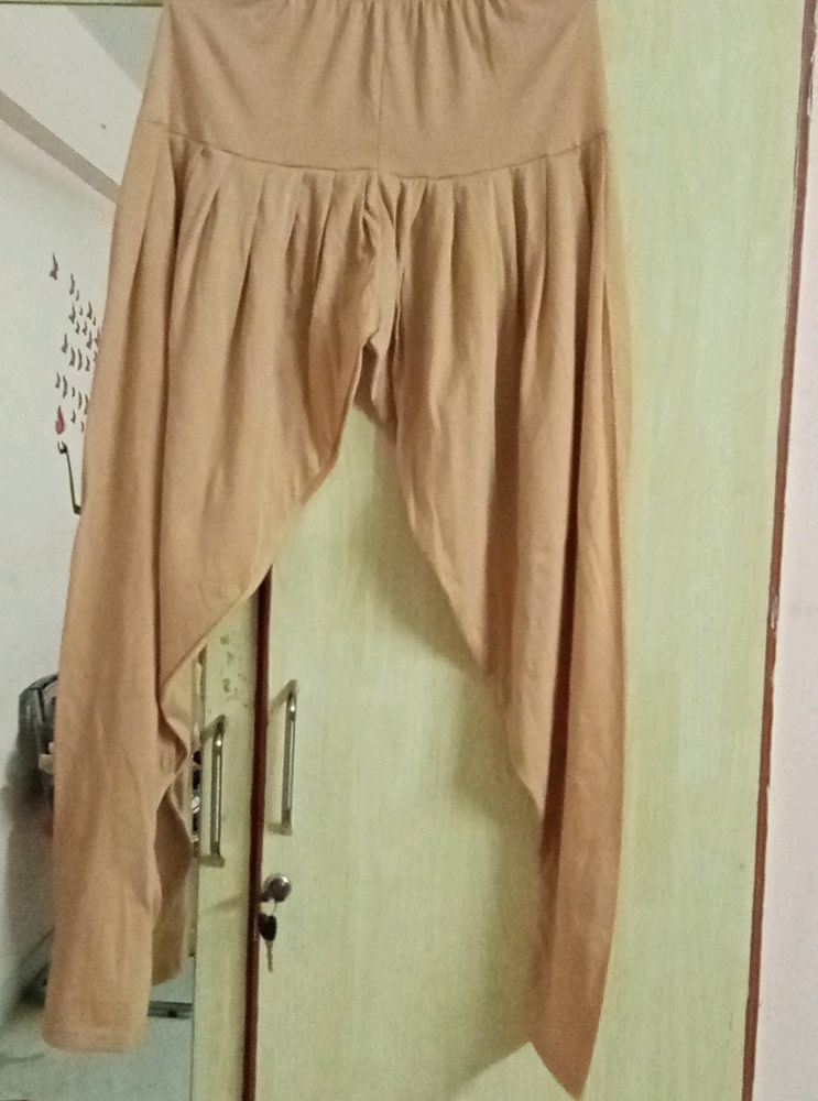 Patiala Pant Gold Colour