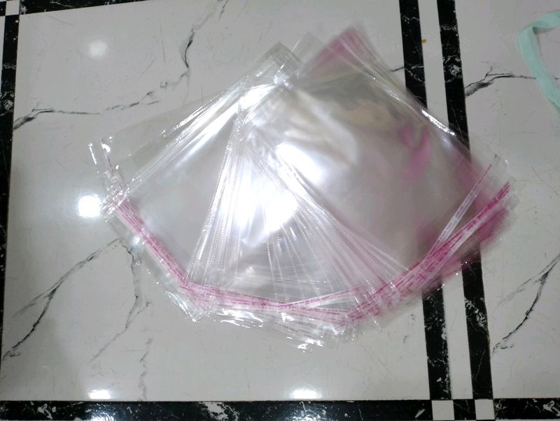 Brand New Transparent Plastic Bag 50 Piece