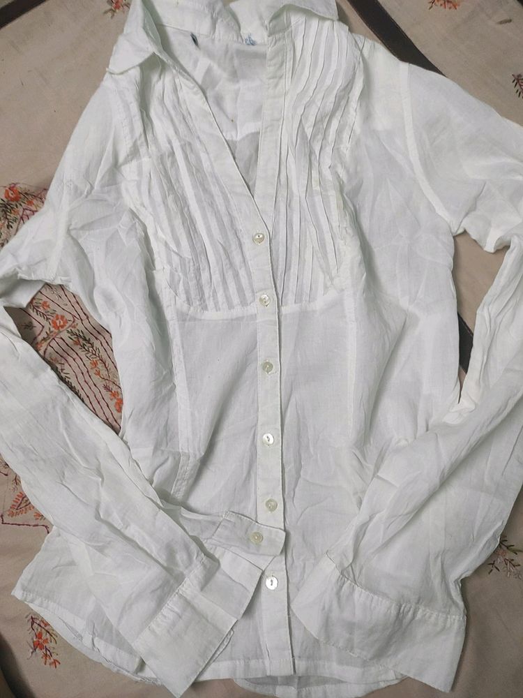 White Formal Shirt.