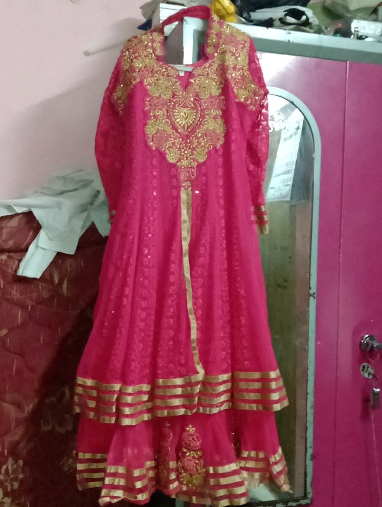 Heavy Work Anarkali Set