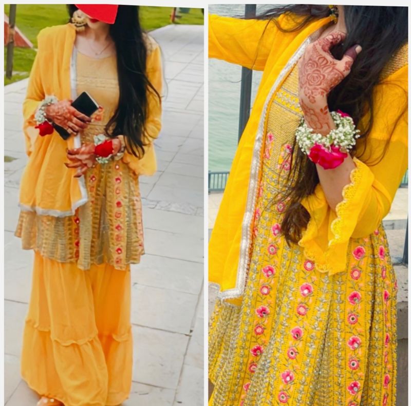 Beautiful Mustard Three Piece Set