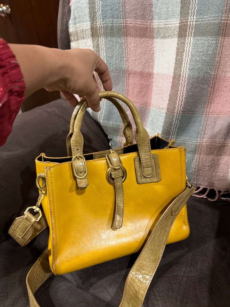 Crossbody Bag Mustard Color