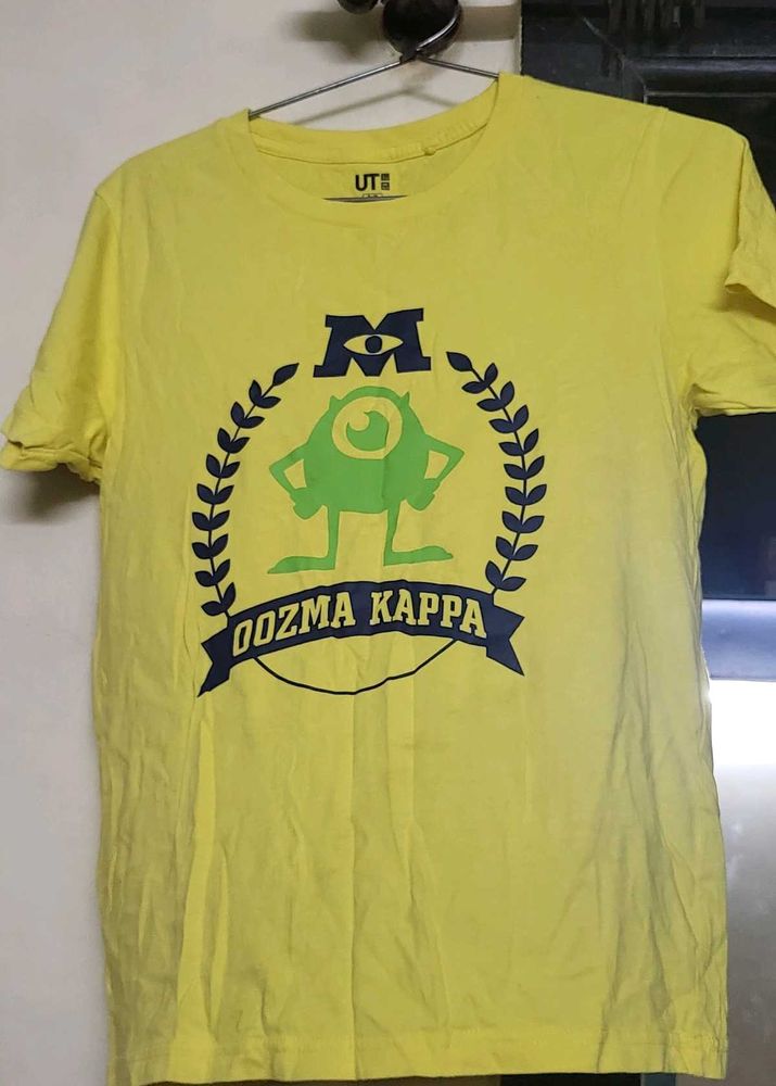 A Yellow Colour Pixar Tshirt