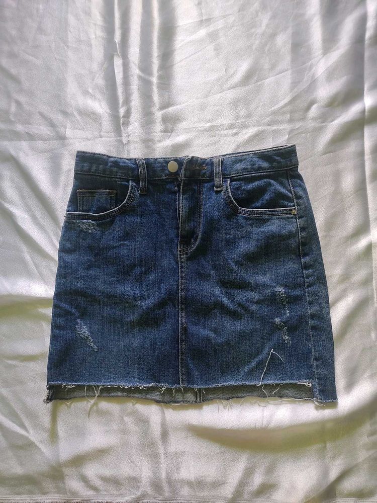 Denim Skirt For Girls