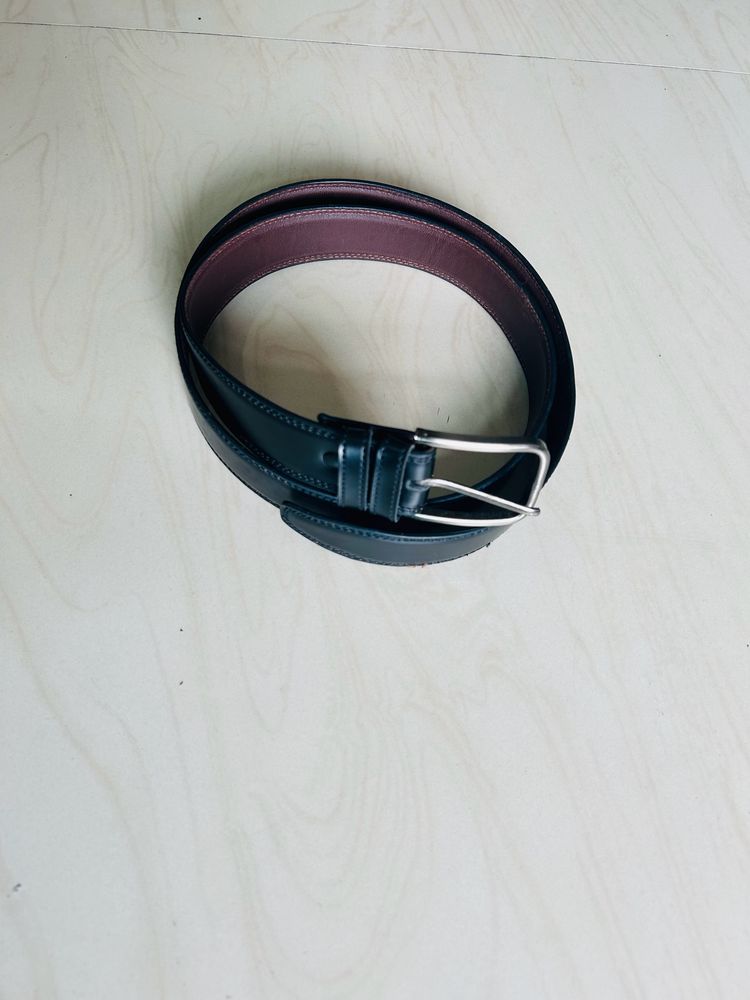 BLACK Leather Belt for Men