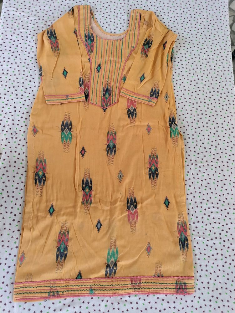 Xxl Mustard Kurta