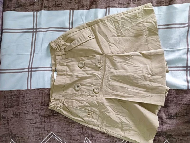 Beige Skort