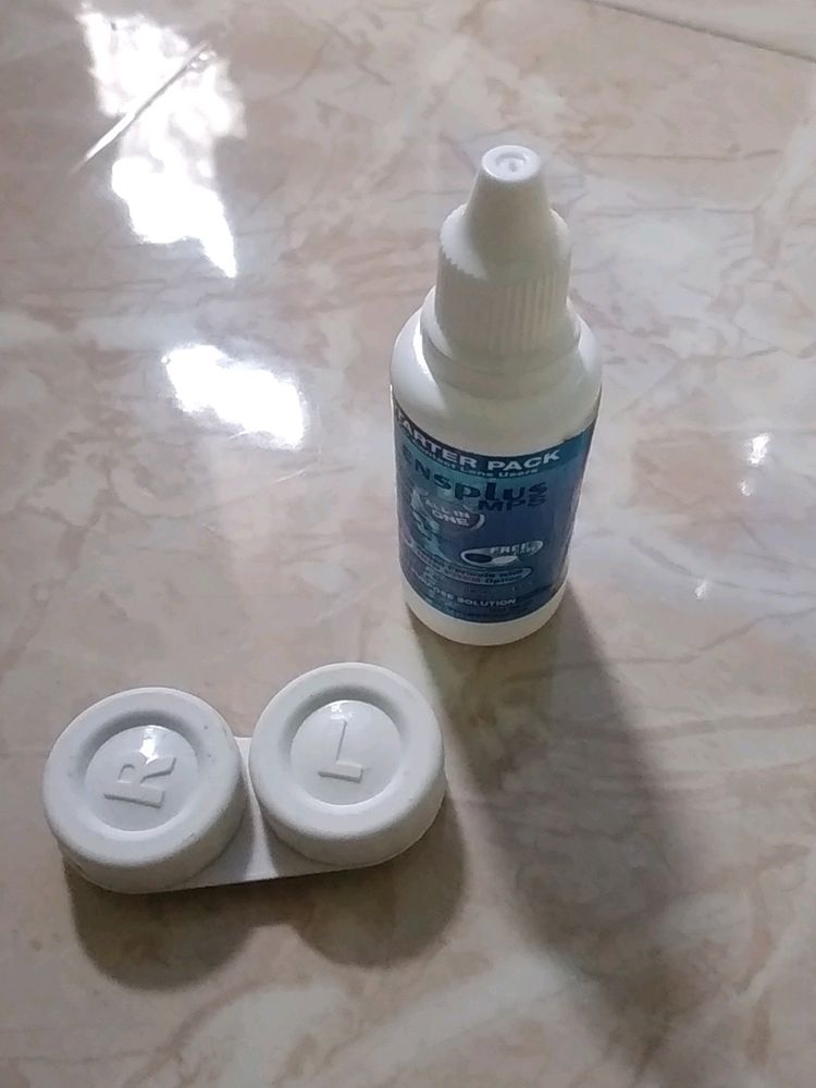 Grey Lens With Multi Purpose Solution