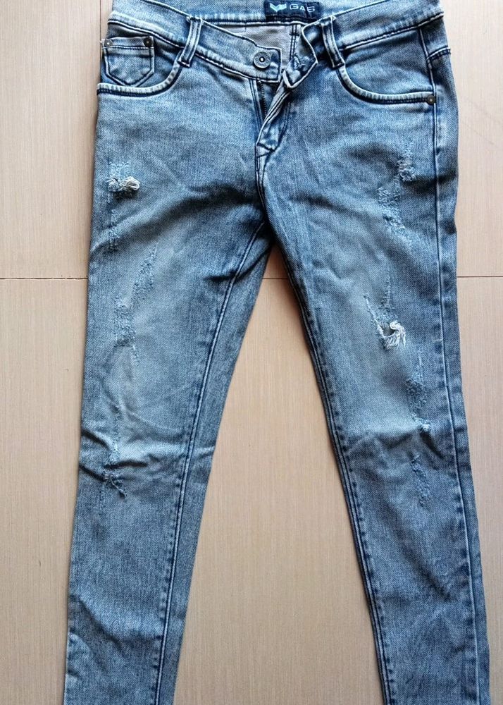 Light Blue Damage Jeans