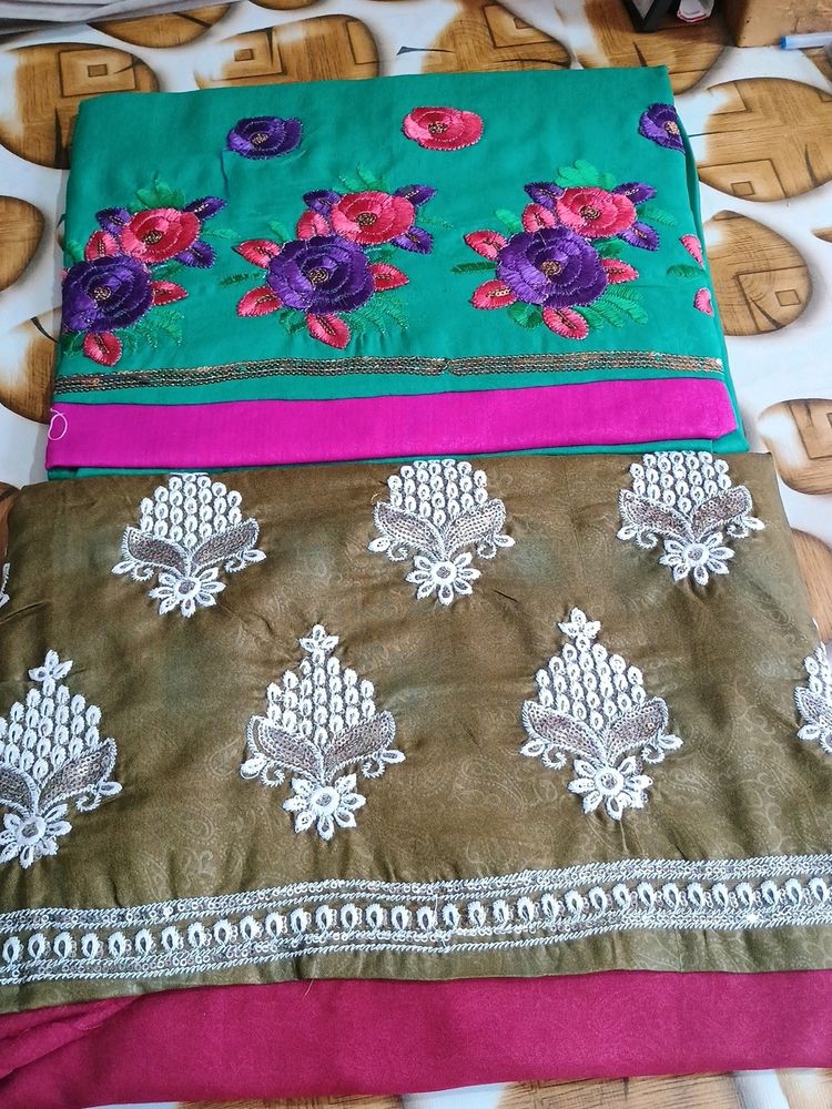 Combo Of 2 Suits With Dupatta And Bottom