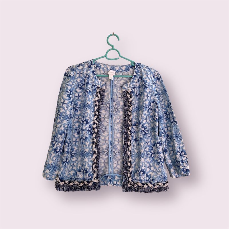 Chico’s Printed Jacket