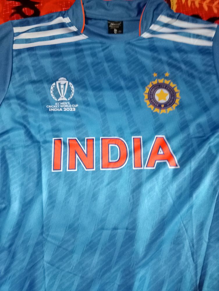 Men's Half Sleeve Indian Team Cricket Jersey