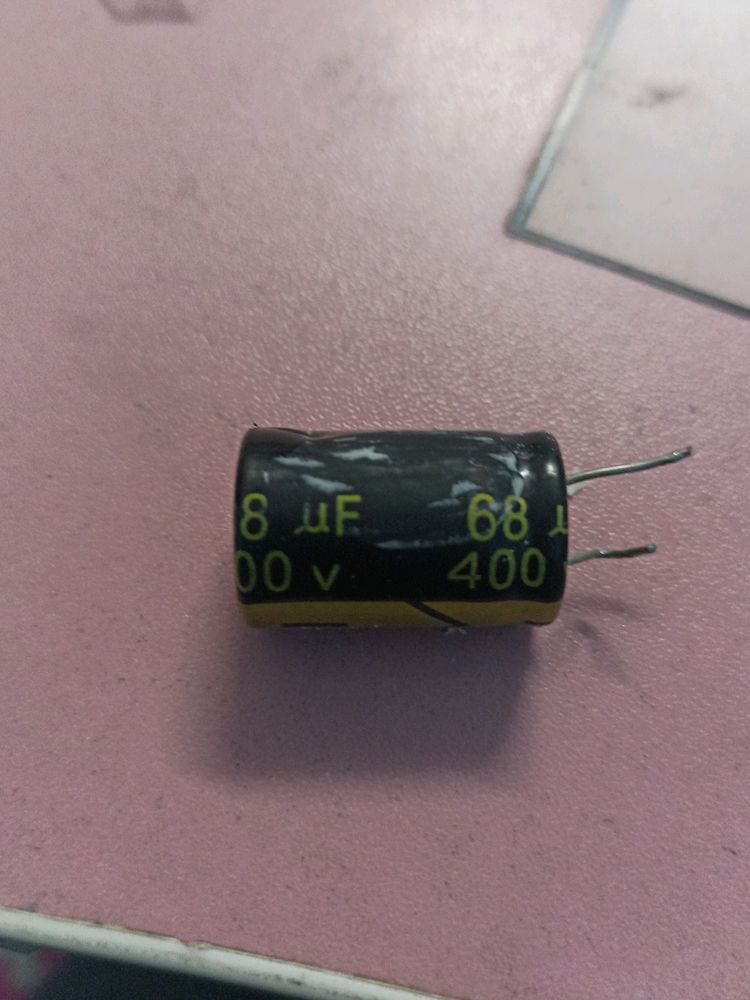 Capacitor 400V 68Uf + 56K Register