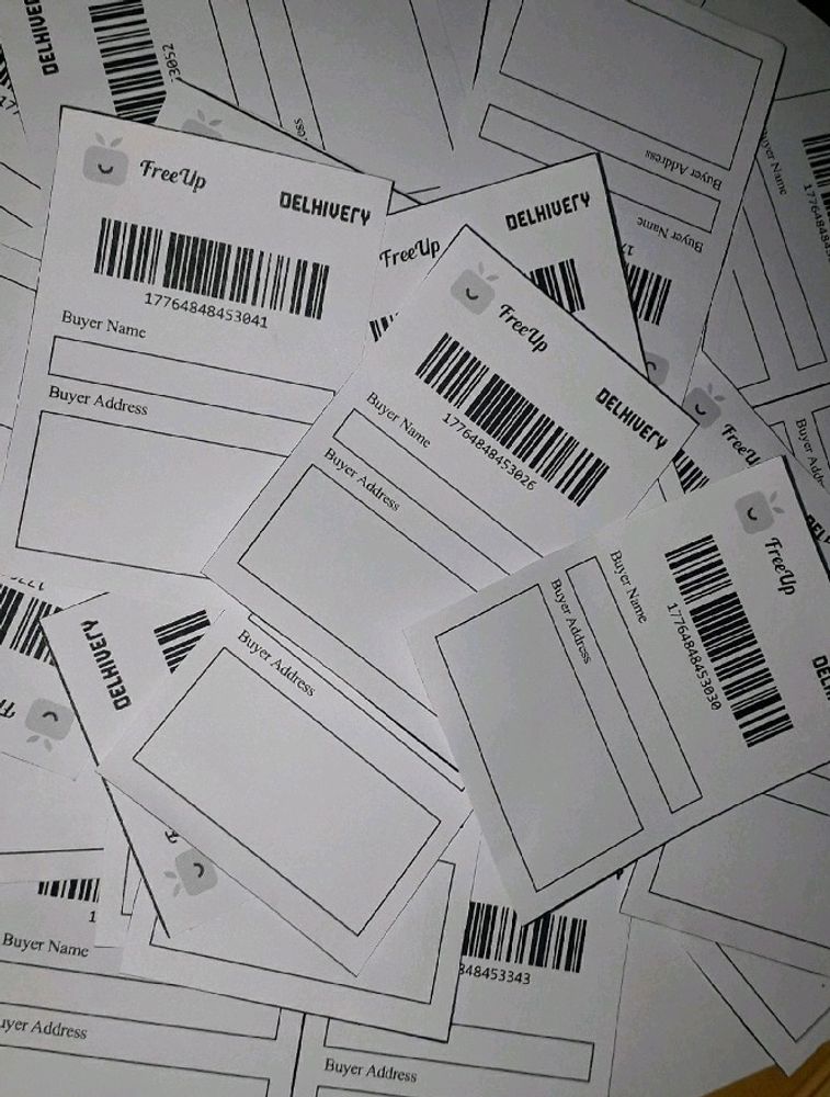 100 Shipping Labels