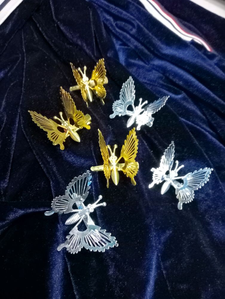 Pack of Any two butterflys Clips