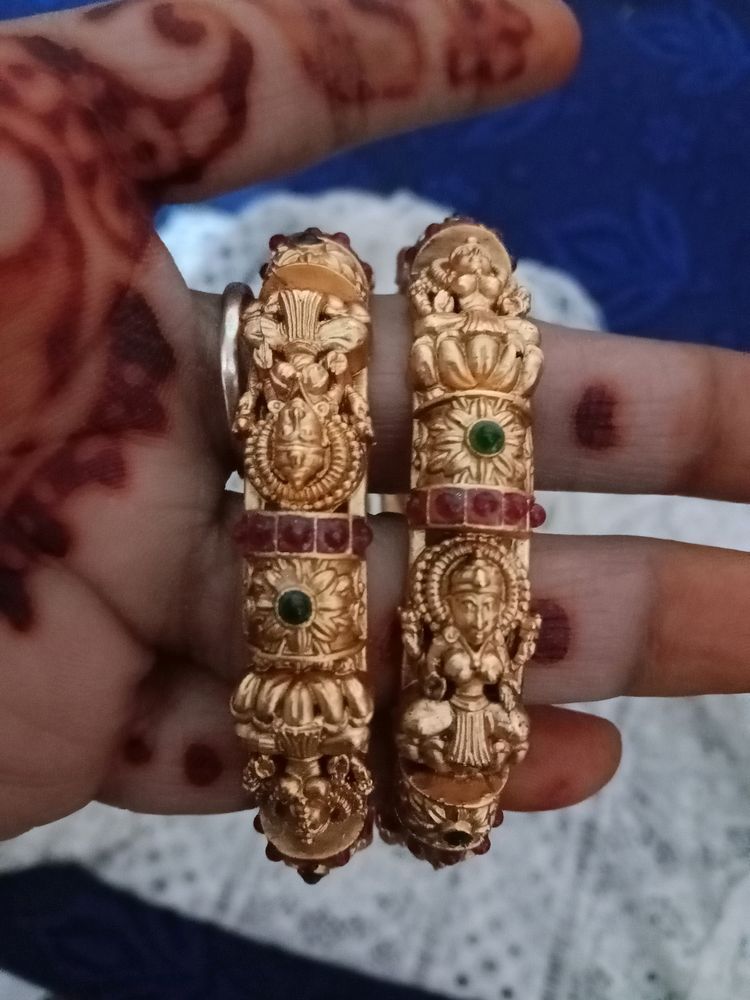 Golden Lakshmi Bangles