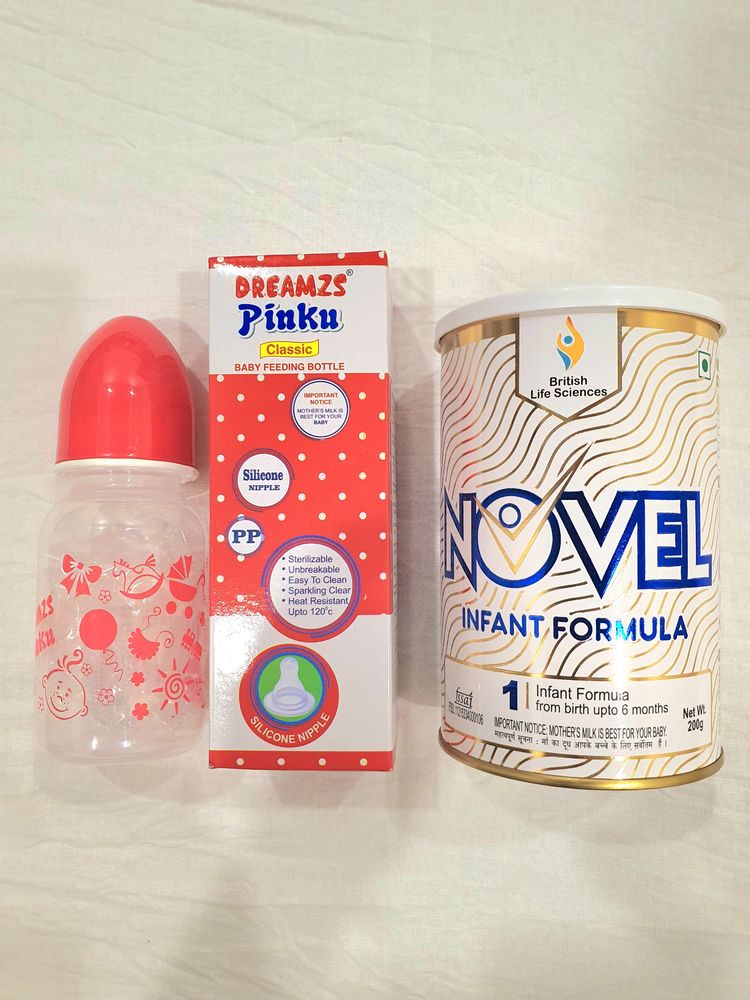 Infant Formula + Feeding Bottle