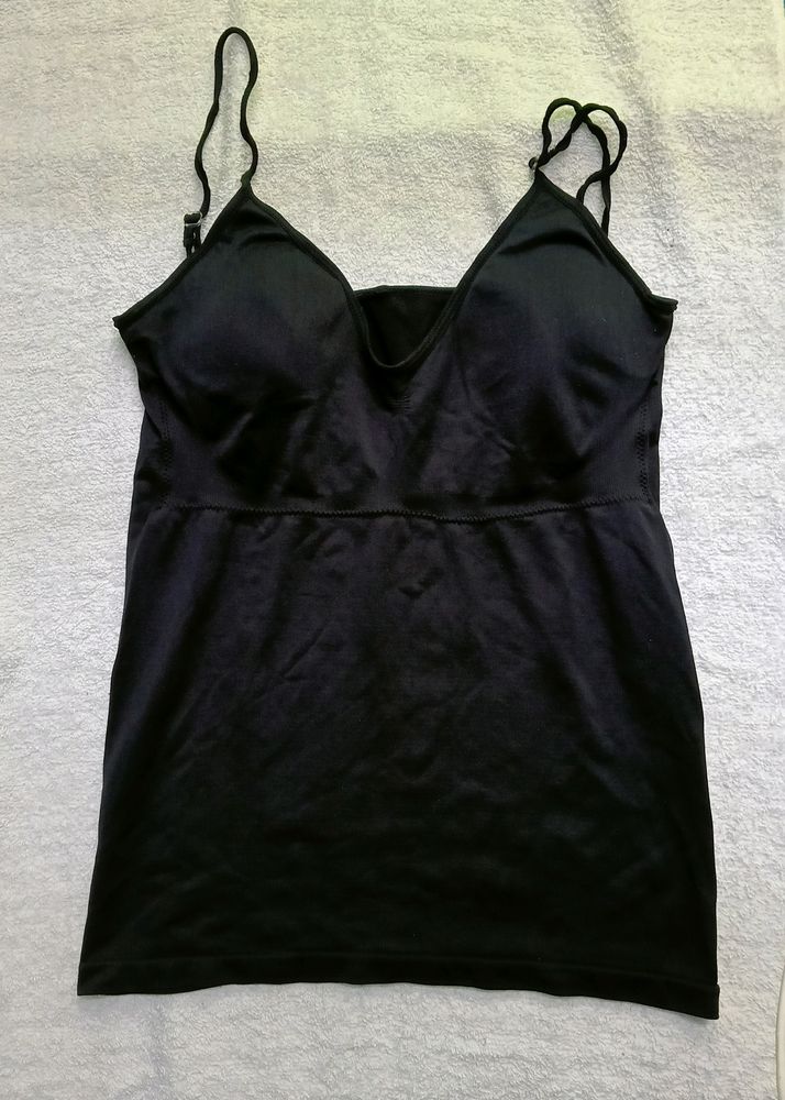 Padded Black Slip