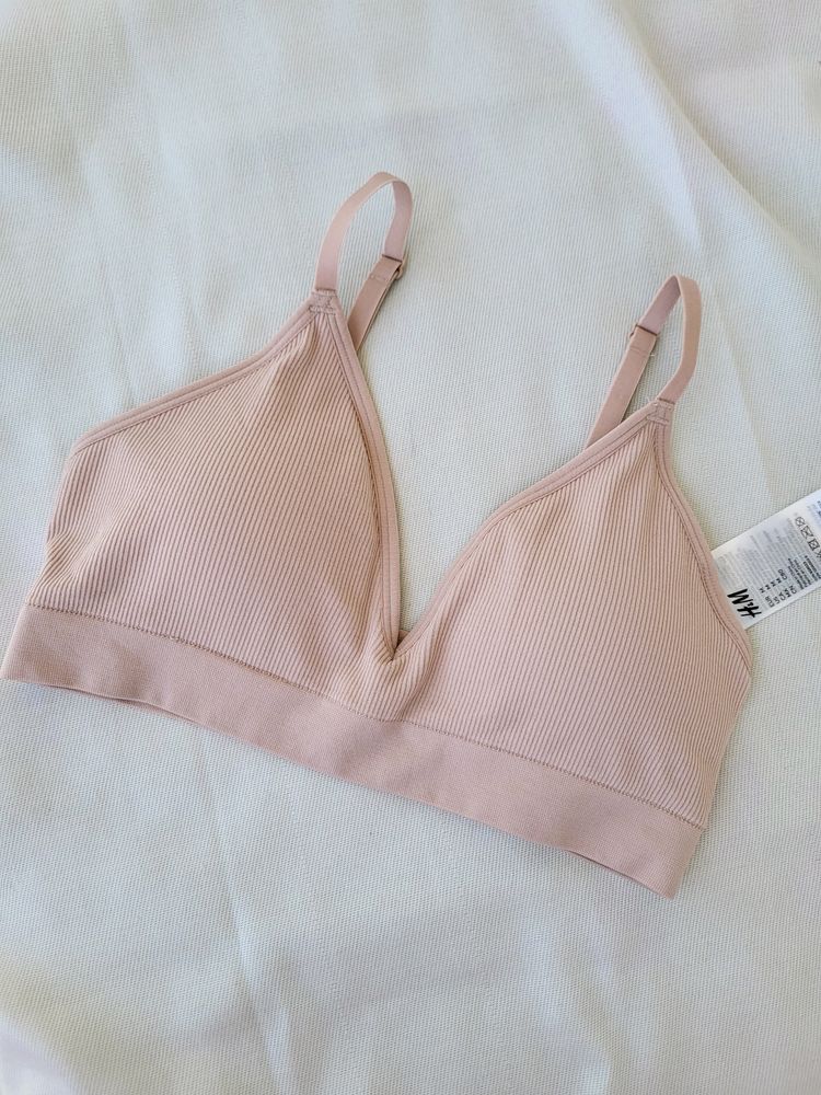 H&M Seamless Bra With Removable Pads/M