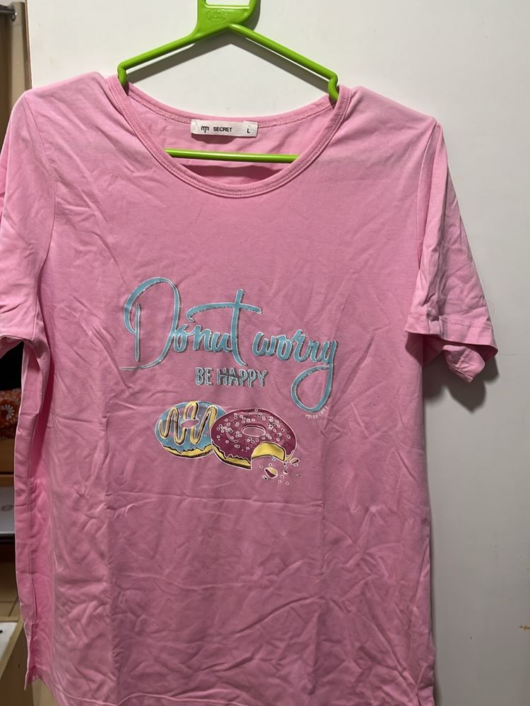 PINK TSHIRT FOR EVERYDAY USE