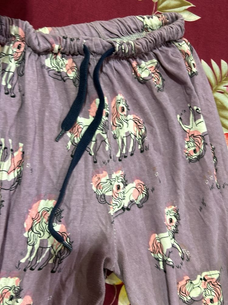 Nightwear Pyjama  Print Unicorn