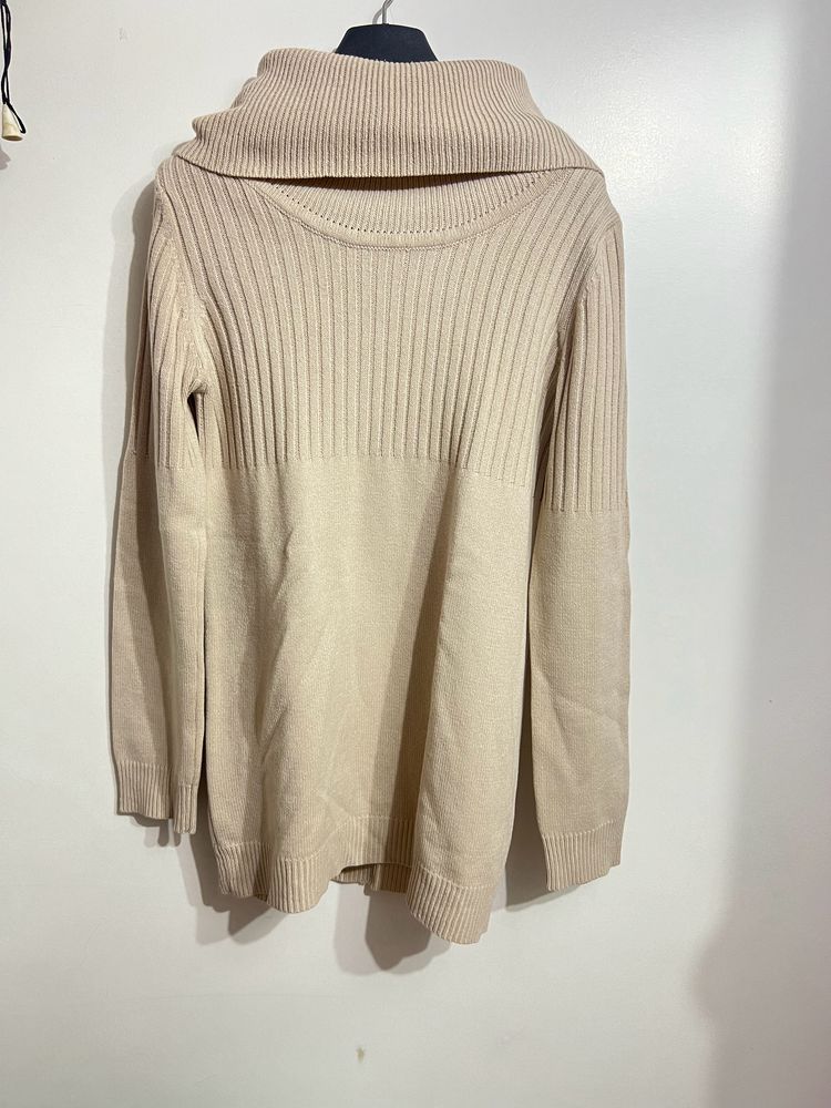 High Neck Long Top