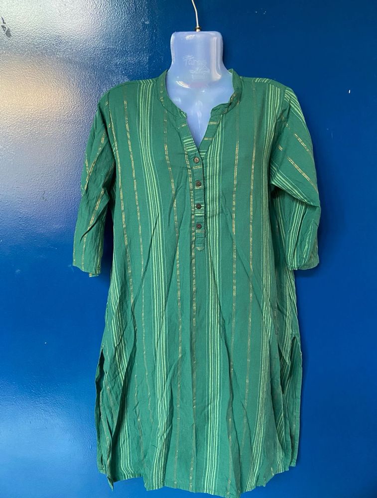 Green Casual Kurta🌸#kurta #womanwear #rangmanch