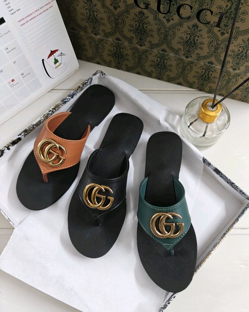 Gucci Flats Premium Stock First Copy